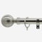 35mm Allure Classic Stainless Steel Ribbed Ball Finial pole