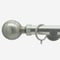35mm Allure Signature Brushed Steel Lined Ball pole