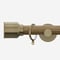 28mm Signature Antique Brass & Aged Oak Drum pole