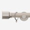 28mm Signature Brushed Steel & Light Oak Drum pole