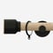 28mm Signature Matt Black & Natural Oak Drum pole
