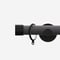 28mm Signature Matt Black & Smoke Grey End Cap pole