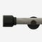 28mm Signature Matt Black & White Ash Drum Eyelet pole