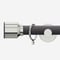 28mm Signature Stainless Steel & Smoke Grey Drum pole