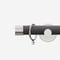 28mm Signature Stainless Steel & Smoke Grey End Cap pole