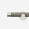 28mm Signature Stainless Steel & White Ash End Cap Eyelet pole