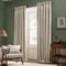 Morris & Co Acorn Tonal Matt Ivory Pencil Pleat rm_curtain