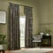Morris & Co Seaweed Printed Velvet Indigo Pencil Pleat rm_curtain