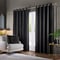 Paoletti Corinthian Velvet Black Eyelet rm_curtain