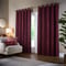 Paoletti Corinthian Velvet Merlot Eyelet rm_curtain