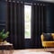 Paoletti Galaxy Black Eyelet rm_curtain