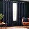 Paoletti Galaxy Navy Eyelet rm_curtain