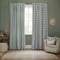Sanderson Sessiele Leaf Motif Delph Blue Pencil Pleat rm_curtain