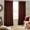Chenille Opulence Nutmeg Eyelet rm_curtain