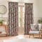 Wylder Ophelia Floral Jacquard Rednut Pencil Pleat rm_curtain