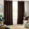 Yard Heavy Chenille Brown Eyelet rm_curtain