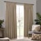 Yard Heavy Chenille Natural Pencil Pleat rm_curtain