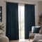 Yard Heavy Chenille Navy Pencil Pleat rm_curtain