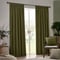 Yard Heavy Chenille Olive Pencil Pleat rm_curtain