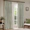 Yard Hebden Striped Forest Green Pencil Pleat rm_curtain