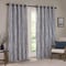 Yard Hebden Striped Navy Eyelet rm_curtain