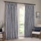Yard Hebden Striped Navy Pencil Pleat rm_curtain