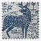 Furn Winter Woods Animal Chenille Midnight Eyelet rm_curtain
