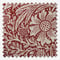 Morris & Co Marigold Floral Jacquard Russet Pencil Pleat rm_curtain