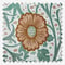 Morris & Co Seaweed Printed Velvet Stone and Sunflower Pencil Pleat rm_curtain