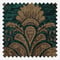 Paoletti Shiraz Traditional Jacquard Emerald Pencil Pleat rm_curtain