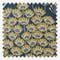 Wylder Ophelia Floral Jacquard Blue and Saffron Pencil Pleat rm_curtain