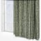 Morris & Co Acorn Tonal Matt Sage Pencil Pleat rm_curtain