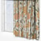 Morris & Co Cray Floral Velvet Clay and Stone Pencil Pleat rm_curtain