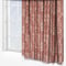 Morris & Co Marigold Floral Jacquard Russet Pencil Pleat rm_curtain