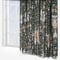 Morris & Co Snakesheads Jacquard Chenille Indigo and Leaf Pencil Pleat rm_curtain