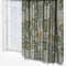 Morris & Co Snakesheads Jacquard Chenille Sunflower and Stone Pencil Pleat rm_curtain