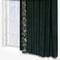 Morris & Co Strawberry Thief Embroidery Floral Forest Green Pencil Pleat rm_curtain
