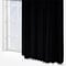 Paoletti Corinthian Velvet Black Eyelet rm_curtain