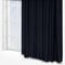 Paoletti Corinthian Velvet Midnight Eyelet rm_curtain