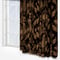 Paoletti Shiraz Traditional Jacquard Black Pencil Pleat rm_curtain