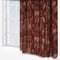 Paoletti Shiraz Traditional Jacquard Burgundy Pencil Pleat rm_curtain