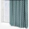 Sanderson Hutton Jacquard Blue Pencil Pleat rm_curtain
