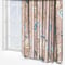 Sanderson Porcelain Garden Printed Chenille Blush Pencil Pleat rm_curtain
