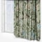 Sanderson Porcelain Garden Printed Chenille Sage Pencil Pleat rm_curtain