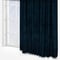 Chenille Opulence Navy Eyelet rm_curtain