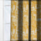 Furn Winter Woods Animal Chenille Ochre Eyelet rm_curtain