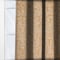 Morris & Co Acorn Tonal Matt Gold Pencil Pleat rm_curtain