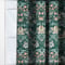 Morris & Co Strawberry Thief Jacquard Floral Forest Green Pencil Pleat rm_curtain