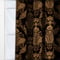 Paoletti Shiraz Traditional Jacquard Black Pencil Pleat rm_curtain