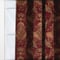 Paoletti Shiraz Traditional Jacquard Burgundy Pencil Pleat rm_curtain